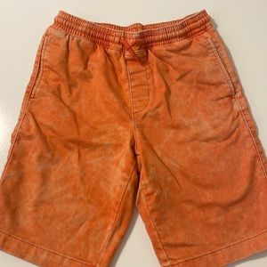 Boys orange shorts XL